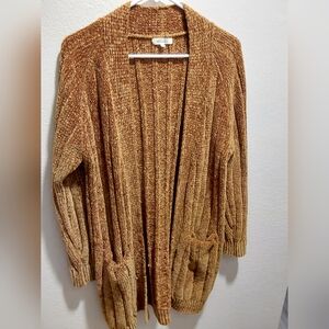 Miracle Brown Chunky Knit Cardigan Sweater